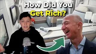 Asking First Class Passengers How They Got Rich - Non Millionaire Reacts