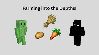 Farming into the Depths in Survival Minecraft!