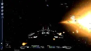 X3AP Kyoto Battleship vs. Three Xenon Qs in Xenon Sector 598
