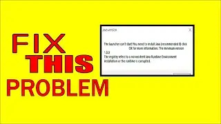 How to solve Launcher cann't start(Easy method) -Tlauncher/Minecraft Java