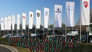 TOP 10 BIGGEST AND RICHEST CAR COMPANIES IN THE WORLD 2022 | INFO BITES