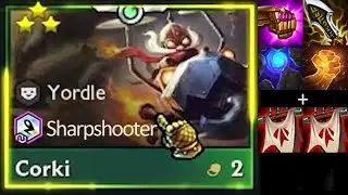 YOU DON'T NEED VEIGAR WHEN U HAVE SHARPSHOOTER CORKI!! | TFT Set 6.5
