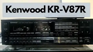 Kenwood KR-V87R stereo receiver Vintage1988 Review