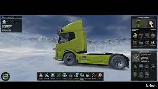 Driving in the snow -  Euro Truck Simulator [PC]