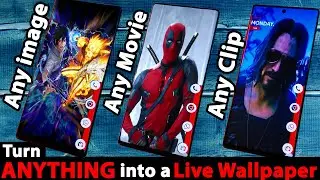 Turn ANYTHING into a LIVE WALLPAPER - Create your Own Live Wallpapers - (How To Guides)