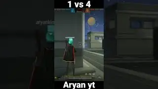 op 1 vs 4 #jaishreeram #mahakal #1vs4 #support #freefire #viral #headshort