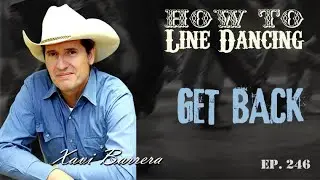 How to dance GET BACK 48 Counts Beginner Country Line Dance.