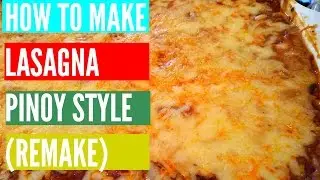 How to make Lasagna Pinoy Style (English version)