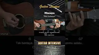 Niscaya - Bilal Indrajaya | Tutorial Chord Gitar Mudah dan Lirik #chordgitar #tutorialgitar
