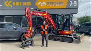 Earthmoving Attachments: Vibe Plate with Addison