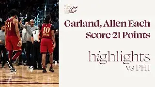 Darius Garland & Jarrett Allen Highlights vs 76ers | 2.12.2024