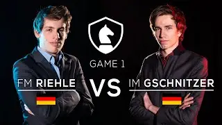 Opening Traps vs Endgame Skills || FM Riehle vs IM Gschnitzer || ChessHobbits99 || RCL 2