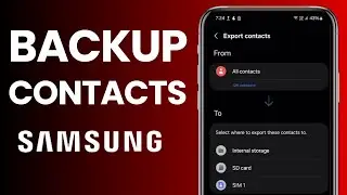 How to Backup Contacts on Samsung Phone Quick and Easy