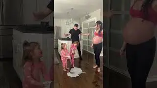 Mom and Dad use girls as mops 😂😂 
