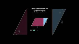 Parallelogram Area from Side Angle Side