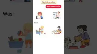 Household chores vocabulary 