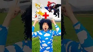 Tails + Spiderman and Venom = Sonic Animation