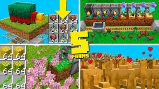 ✔️ 5 MELHORES FARMS FÁCEIS do MINECRAFT 1.20 para SEU MAPA SOBREVIVÊNCIA