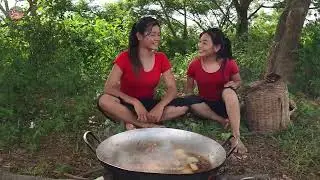 Cooking Spicy Frog recipe with duck eggs for jungle yummy food + 5 more Cooking Videos