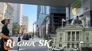 Regina: A Scenic Drive Through Saskatchewan's Capital | Canadian City Tour Vlog 🎥🏙️