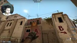 How to smoke off Snipers Nest on Mid, works on 64 tick! - Wraeth Explains Mirage