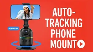 P03 Stabilizer 360° Auto Smart Face Tracking AI Gimbal – Perfect Tripod for Vlogs & Live Streaming!