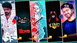 🔥Trending The Boys Attitude Status Video Editing in Alight Motion|Alight Motion Video Editing Tamil