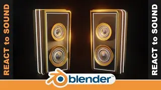 Making and animating Speakers to Sound in Blender 2.82