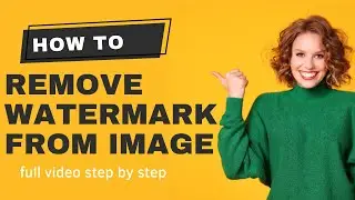 how to remove watermark form image / How To REMOVE Watermarks On Photos WITHOUT Photoshop In 1 Mins