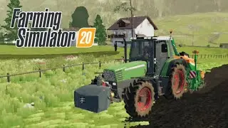 Сожаем сою в вспахоную землю/#3/Farming Simulator 20