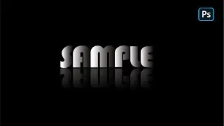 Photoshop Tutorial: How to Make Shiny Text and Reflect it on a Dark Surface