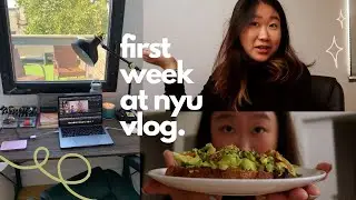 First Week of College at NYU Vlog | Online Edition!