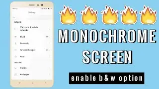 How To Get Black & White Android Screen Without Root!