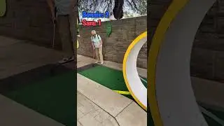 Grandma Plays The TOUGHEST Mini Golf Hole!!