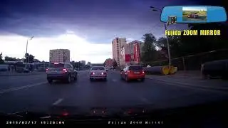 Видеорегистратор Fujida Zoom Mirror днем