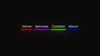 Create Glowing Neon Underline Hover Effect with CSS   HTML   CSS Tutorial