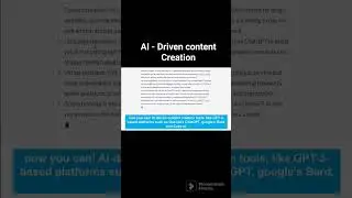 How AI helps in content Creation? 