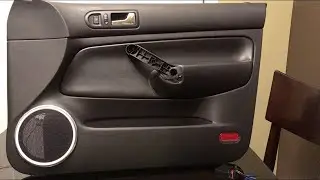 PANEL PUERTA VW JETTA 99-05 MK4 INSTALANDO TAPAS PARA BOCINAS