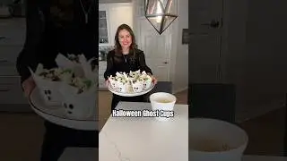 Halloween Ghost Cups - Easy DIY #Shorts #Halloween #HalloweenParties #HalloweenDIY #SpookySeason