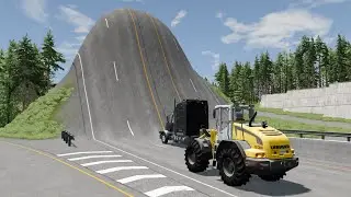 Giant Bulge vs Cars - BeamNG.drive