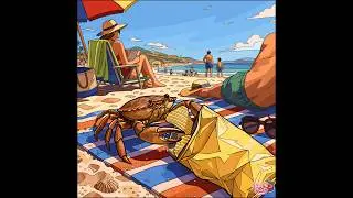 Happy Color | Relaxing Digital Coloring & Color by Number Gameplay | Meet My New Beach Buddy 🦀☀️