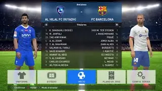 Al hilal fc vs Fc Barcelona Pes 17