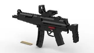 Lego: Shell Ejecting MP5 Instructions (Working)