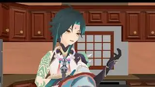 cooking with Xiao | MMD Genshin Impact