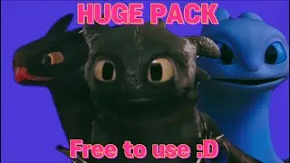 Mega Light fury and Night fury masking pack F2E :D