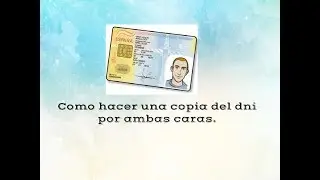 How to make a photocopy of both sides of your ID card