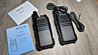 Retevis RT622 Mini Walkie Talkie Radio (Review)
