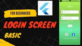Flutter: Login Page UI