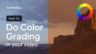 Easy Cinematic Color Grading in Animotica (Tutorial)