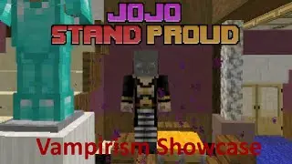 minecraft JoJo Stand Proud datapack: Vampirism Showcase